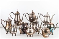 Vintage Silver Plated Teapots and Other Metalware