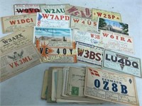 vintage Ham Radio Cards assorted