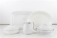 Collection of White Ironstone, 19th C