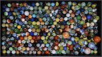 Large Grouping of Colorful Marbles