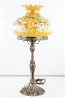Table Lamp with Floral Shade