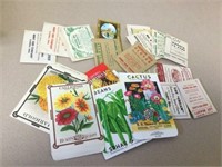 vintage seed packets  lot