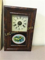vintage Seth Thomas wall clock has key