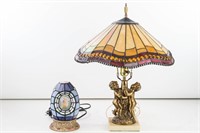 Lamps with Stained Glass Shades