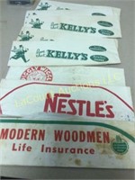 vintage soda fountain paper hats Kellys Nestle