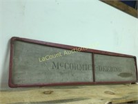 McCormick Deering International Grain Binder panel