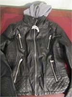New Black Leather (Large Young Adult)