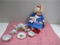 Doll and Mini Tea Set