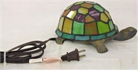 STAIN GLASS TURTLE LAMP LIGHT