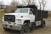 1987 Ford 800 Dump Truck, 44,000 mi w/Title