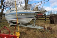 1989 Bayliner with Express Boat Trailer