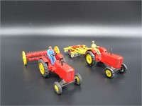 Lot Dinky Toys Massey Harris: Tractors / Tracteurs