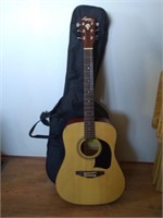 Guitar, Washburn Lyon with soft case