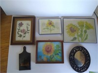 Small framed prints - flowers