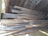 Pile of lumber- 3x4 landscape, beams, 1x2 rough