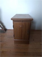 End table with storage - 23.5 x14.5 x 21h-