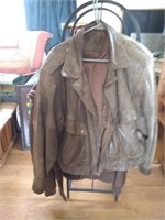2 leather jackets both XL