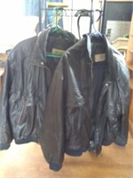2 leather jackets 1SZ XL 1 SZ L