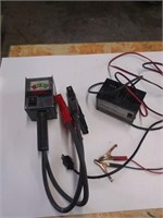 Battery charger and battery tester