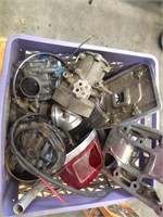 Crate of motorcycle parts - Harley Davidson