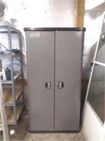 Metal storage locking cabinet 36w 68h 21d