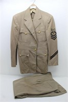 Ashland Clothes Company Army Tan Military Uniform