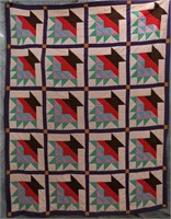 BEAUTIFUL ABSTRACT QUILT BY QUILTERS OF CHRIST