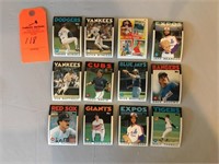 20- 1986 Topps baseball cards