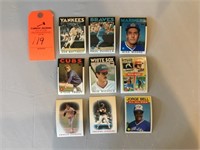 20- 1986 Topps baseball cards