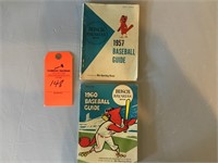 1957 & 1960 baseball guide