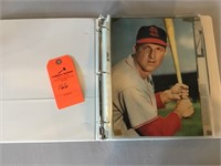 Binder of pictures of 50’s/60’s baseball players