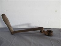Cast Iron Crank w/Wood handle