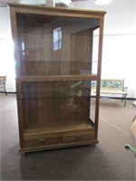 Large Display Cabinet w/ 2 drawers