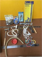 Asst Tools & Cords, wooden snake