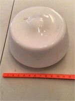 NOS white glass globe