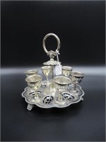 Silver Plated Egg Caddie / Plateau pour oeufs