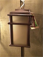Decorative outdoor wall mounted coach light
