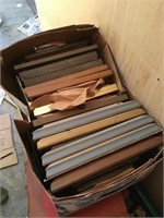 LP Records, 2 boxes of picture frames