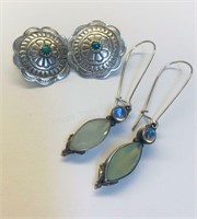 Silver & Turquoise Earrings