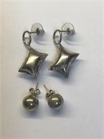 Silver Post Earrings