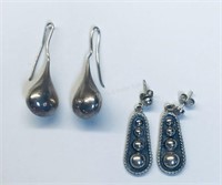 Bayanihan & Elk Creek Silver Earrings