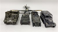 Lot of 5 21st Century Toys WWII Vehicles