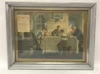 Framed Print "Grace Before Meat”