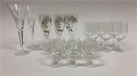 Lot of 20 Various Glassware Items Incl. Waterford
