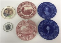 Lot of 5 Vintage Presidential Collectible Plates