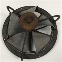 Antique Metal Fan with 1800's Patent Dates