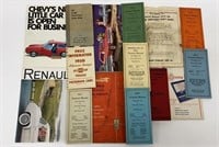 Lot of Various Vintage Manuals/Advertising Pieces