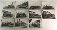 11 Vintage Steam Locomotive Black and White Photos
