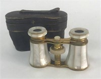 Vintage Colmont Mother of Pearl Opera Glasses