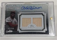 Topps 2020 Autographed Bob Gibson Patch Card 11/25